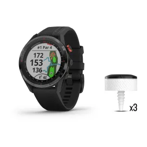 * Approach S62 Bundle Black Ceramic Bezel with Black Band Bundle