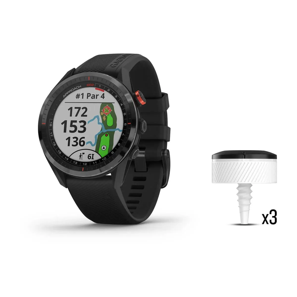 * Approach S62 Bundle Black Ceramic Bezel with Black Band Bundle