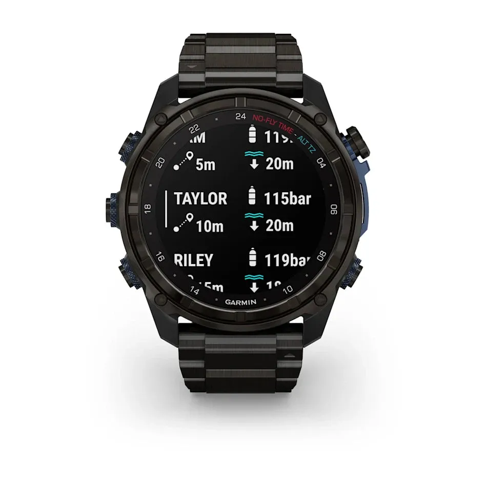 * Descent Mk3I - 51 Mm Carbon Grey DLC With DLC Titanium Band