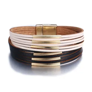 💎 Genuine Leather Wrap Bracelet Sets. Many Colors & Styles!