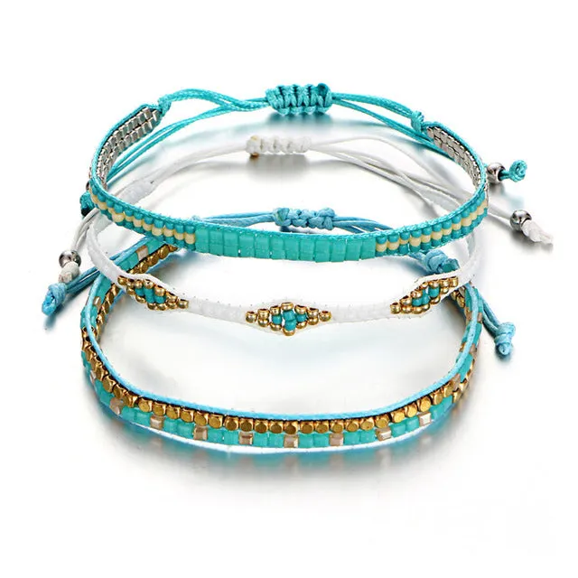 💎 Genuine Leather Wrap Bracelet Sets. Many Colors & Styles!