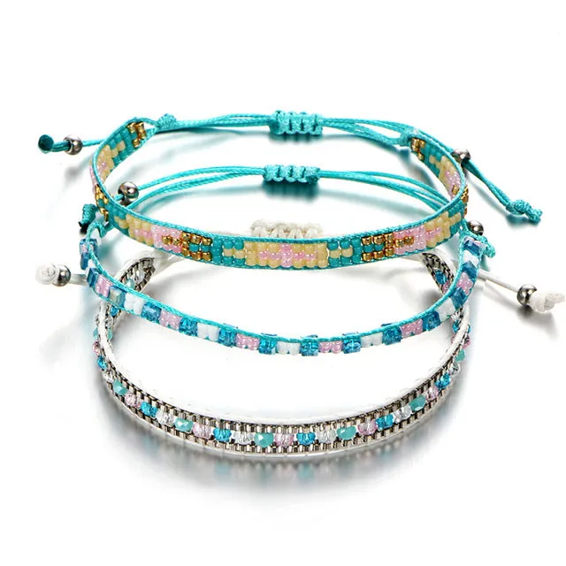 💎 Genuine Leather Wrap Bracelet Sets. Many Colors & Styles!