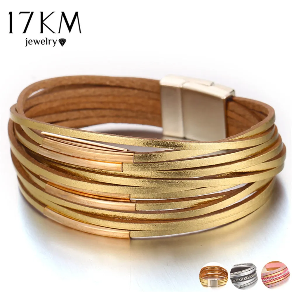 💎 Genuine Leather Wrap Bracelet Sets. Many Colors & Styles!
