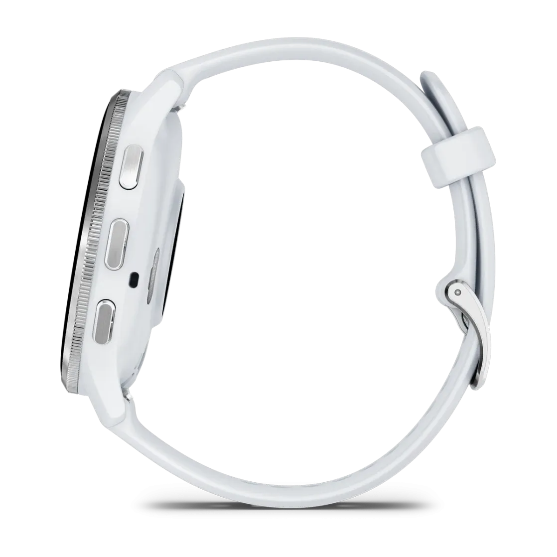 * Venu 3 Silver Stainless Steel Bezel With Whitestone Case and Silicone Band