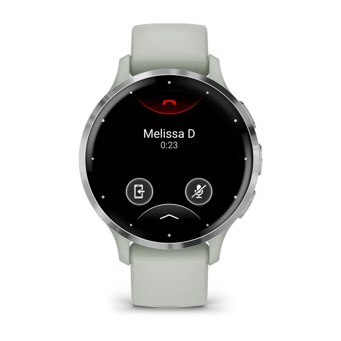 * Venu 3S Silver Stainless Steel Bezel With Sage Gray Case and Silicone Band