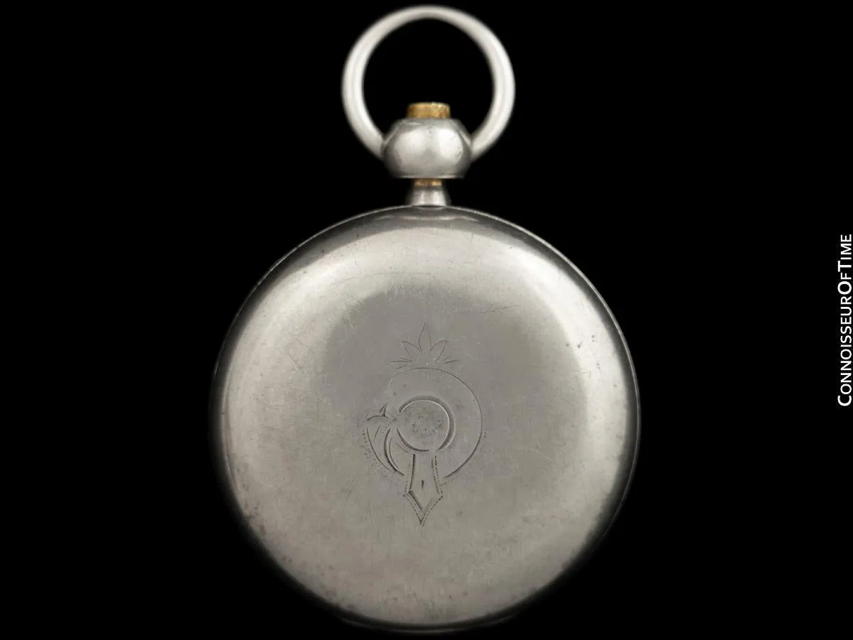 1865 American Watch Co. / Waltham CIVIL WAR 18 Size Pocket Watch - Same Model Given to Abraham Lincoln