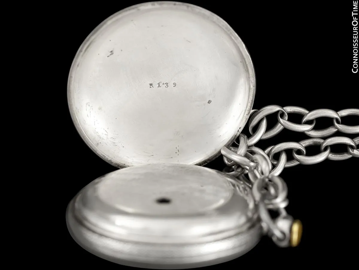 1867 Waltham Home Pocket Watch Given To Civil War Veteran & Medal Of Honor Recipient by Vice President Elect Schuyler Colfax, 18 size - Silver