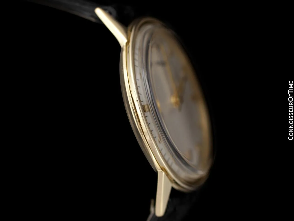 1950's Rolex Precision Vintage Mens Dress Watch - 14K Gold