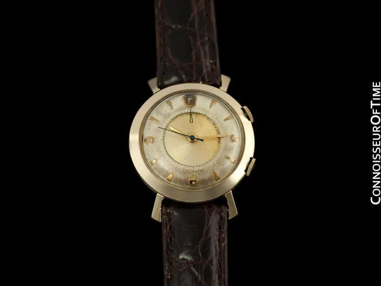 1955 Jaeger-LeCoultre Memovox Vintage Mens Wrist Alarm, 10K Gold Filled - Ford Motor Co.
