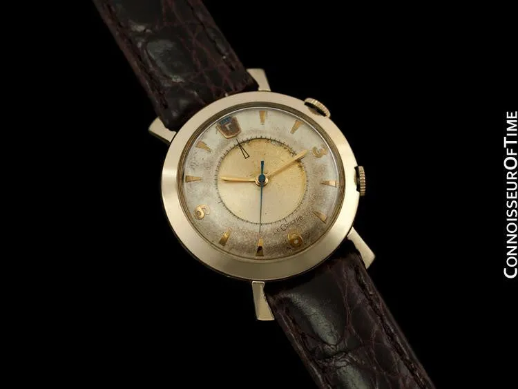 1955 Jaeger-LeCoultre Memovox Vintage Mens Wrist Alarm, 10K Gold Filled - Ford Motor Co.