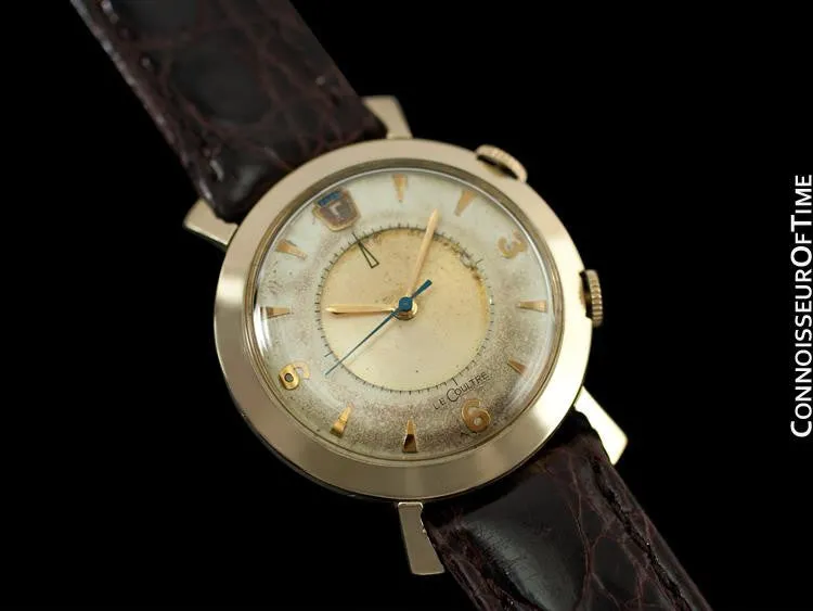1955 Jaeger-LeCoultre Memovox Vintage Mens Wrist Alarm, 10K Gold Filled - Ford Motor Co.