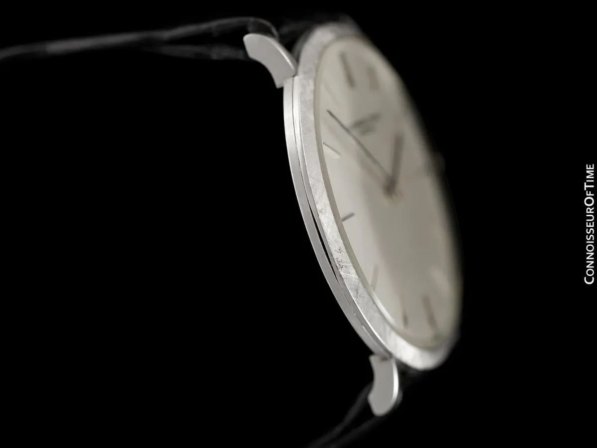 1960's Audemars Piguet Vintage Mens Full Size Thin Dress Watch - 18K White Gold