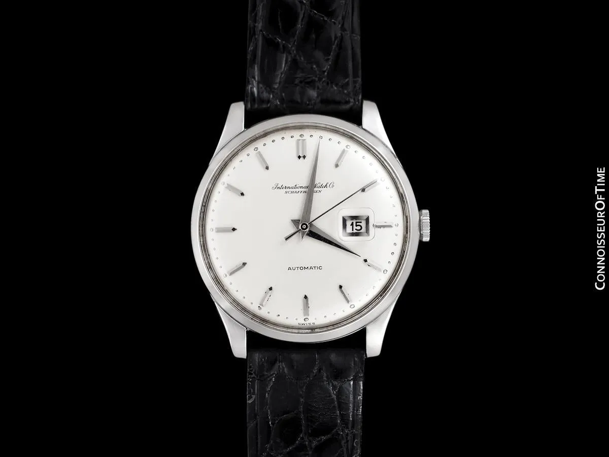 1963 IWC Vintage Mens Watch, Cal. 8531 Automatic with Date - Stainless Steel