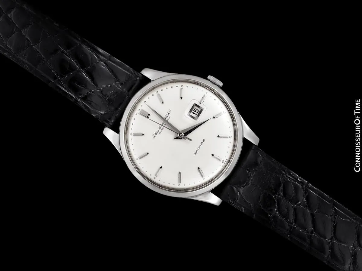 1963 IWC Vintage Mens Watch, Cal. 8531 Automatic with Date - Stainless Steel