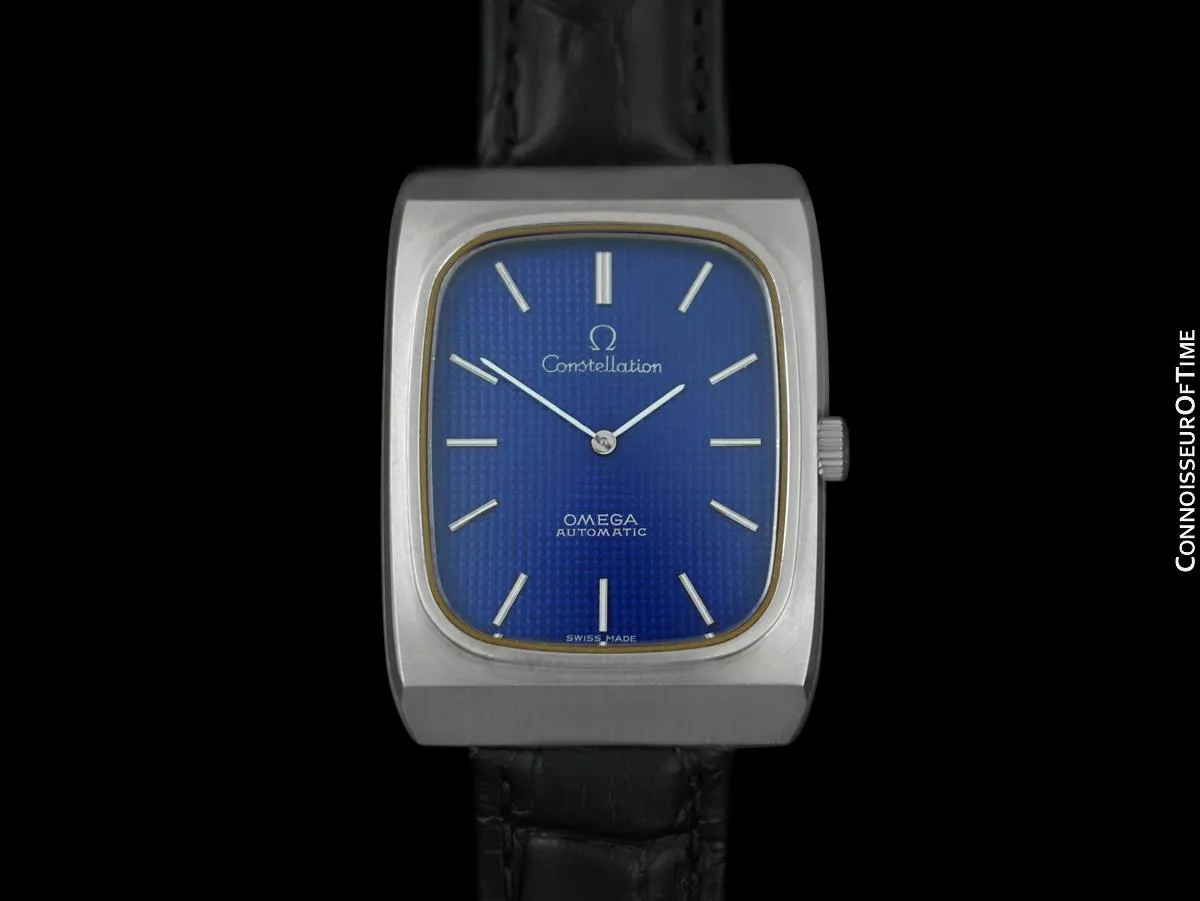 1973 Omega Constellation Chronometer Rare Large Vintage Mens Watch - Stainless Steel