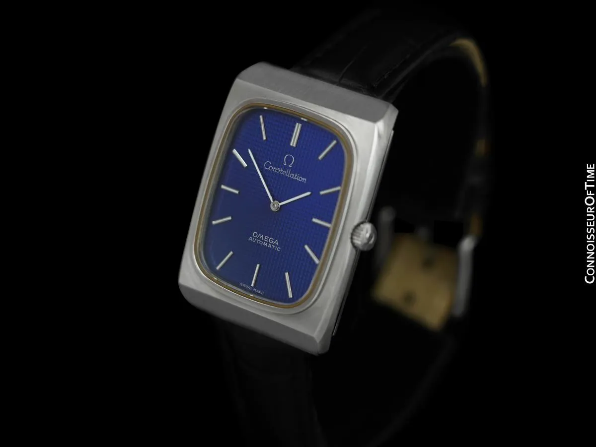 1973 Omega Constellation Chronometer Rare Large Vintage Mens Watch - Stainless Steel