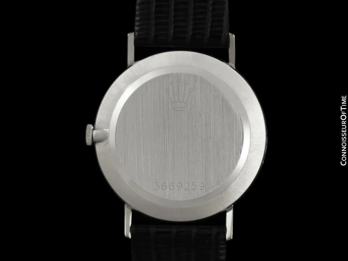 1973 Rolex Cellini Vintage Mens Handwound Ref. 3833 Watch - 18K White Gold