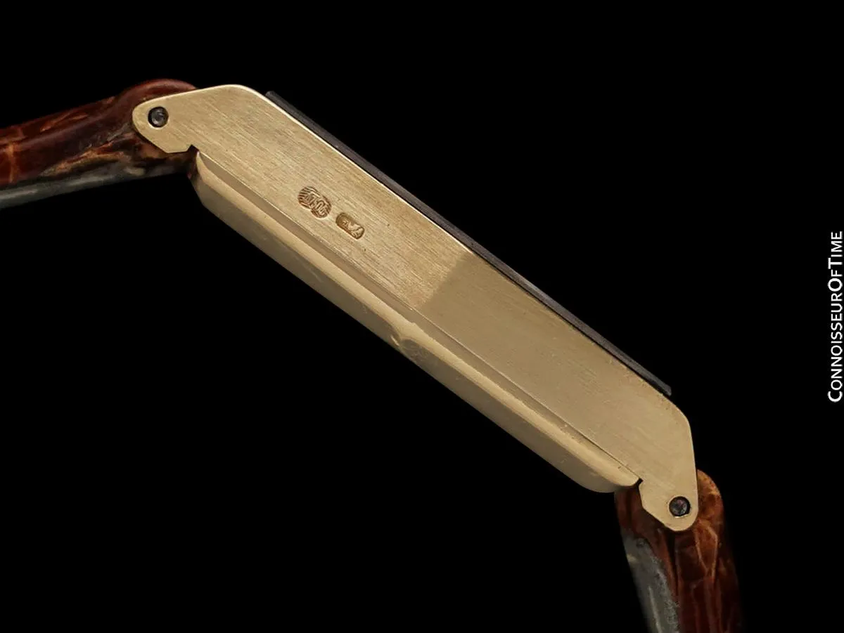 1976 Rolex Cellini Vintage Unisex 18K Gold Ref. 4121 Watch - Exotic Wood Dial