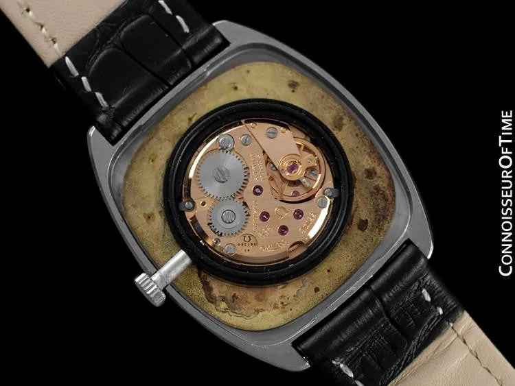 1979 Omega De Ville Vintage Mens Handwound Ultra Thin Dress Watch - Stainless Steel