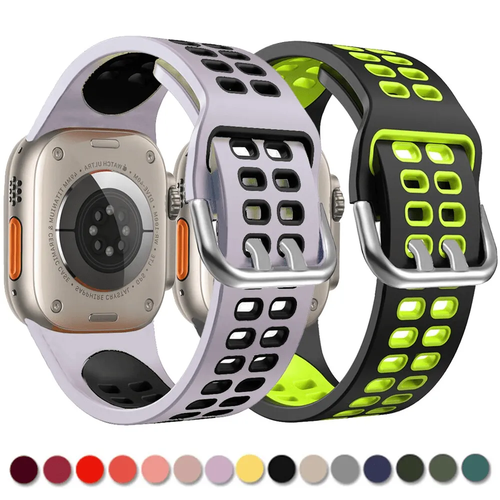 2 Tone Sports Watch Band