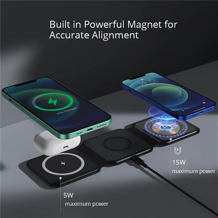 3-in-1 Magnetic Foldable Wireless Charger™