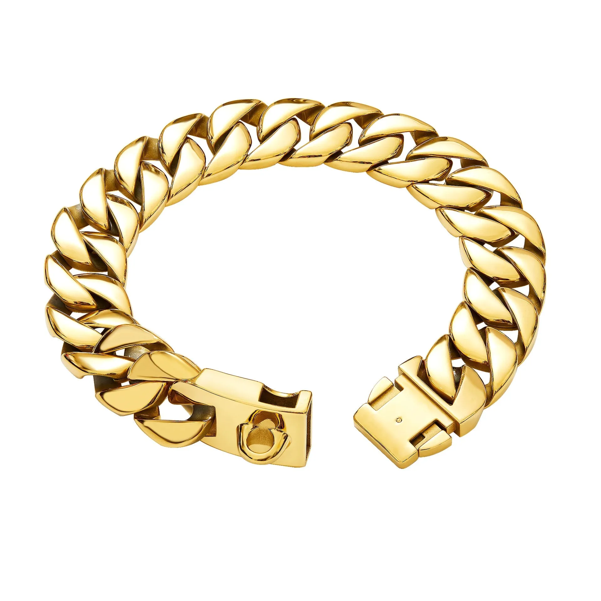 32mm Width Premium Quality  Stainless Steel Unisex Necklace