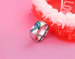 8MM Bonded Heart Bands