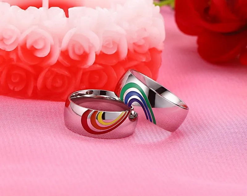 8MM Bonded Heart Bands