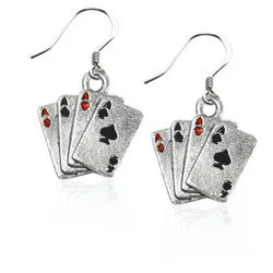 Aces Charm Earrings