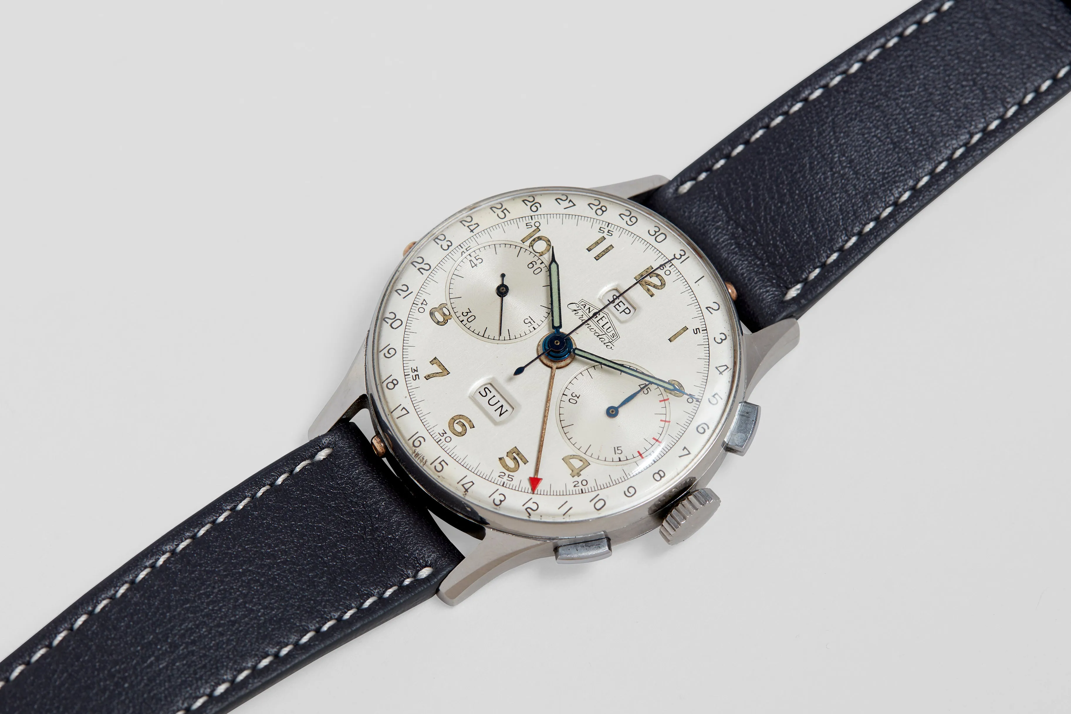 Angelus Chronodato Triple Date Chronograph