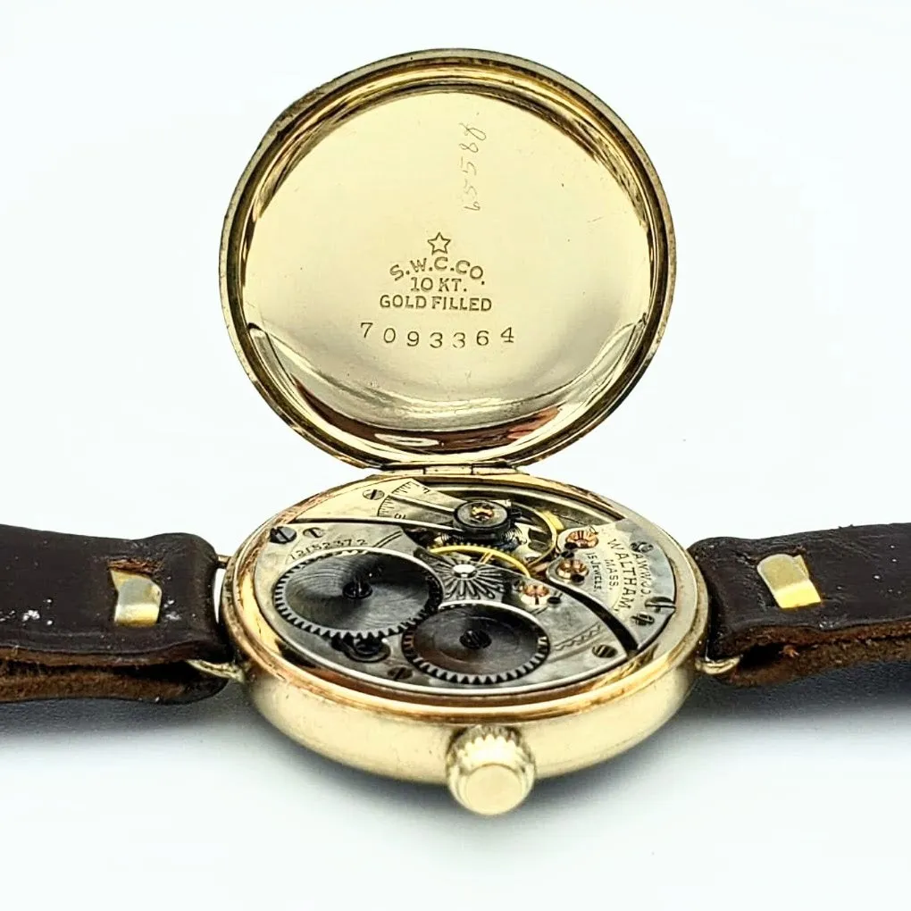 Antique 1903 WALTHAM Trench Watch Grade 115 Size 0 15 Jewels Wristwatch
