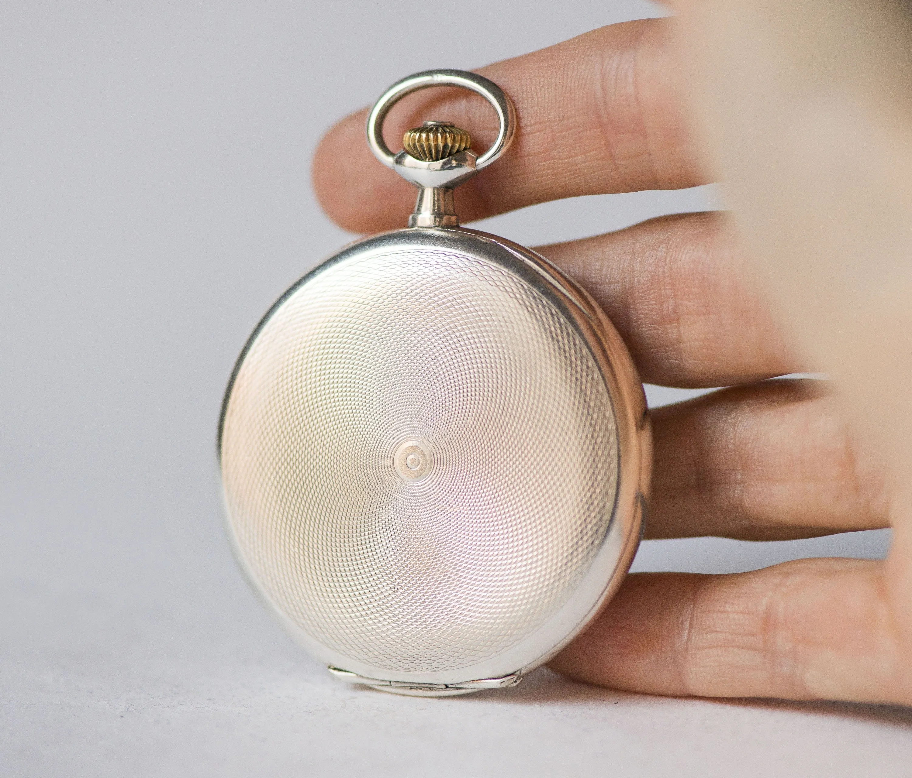 Antique Russian pocket watch Ф Винтер pure silver 0.875, Arabic numerals pocket watch 84 zolotnik Russian silver, Unique gift collectable  