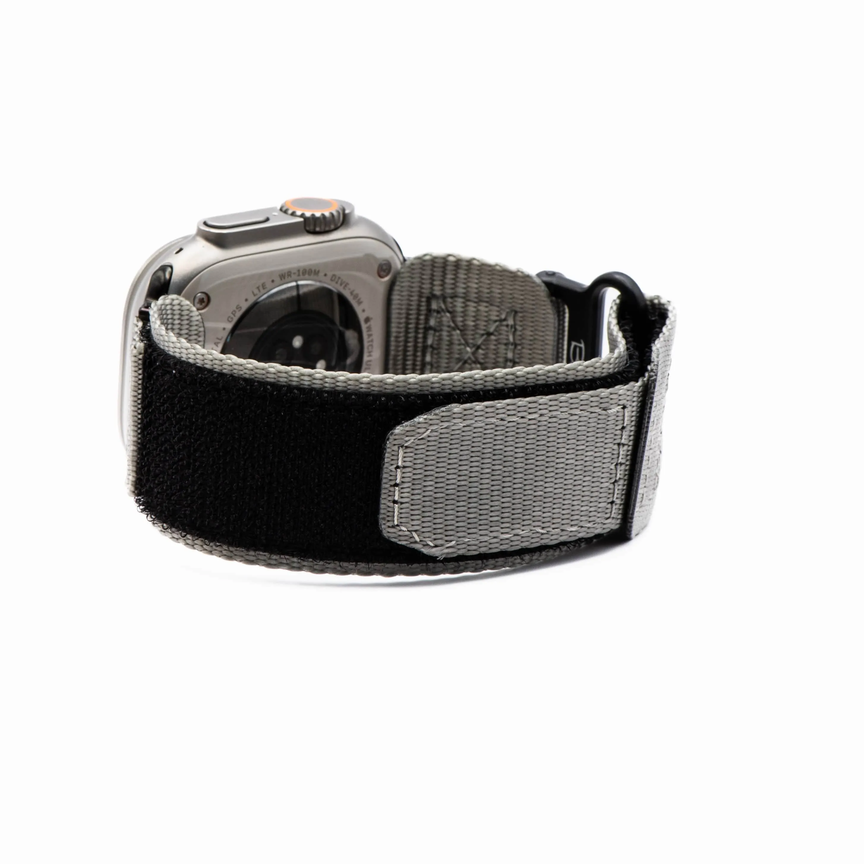 Apple Band - Nylon Velcro - Gray