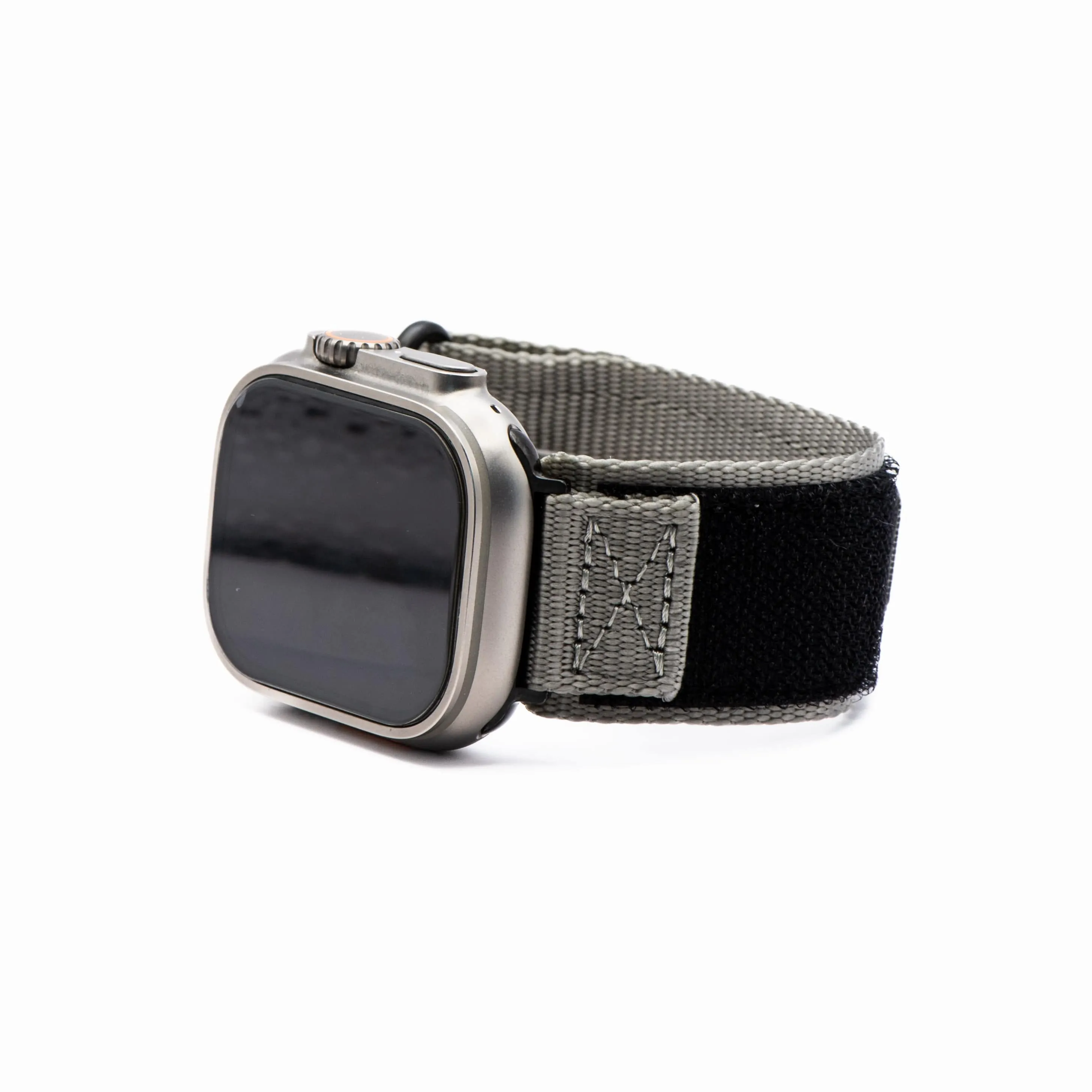 Apple Band - Nylon Velcro - Gray