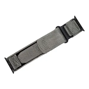 Apple Band - Nylon Velcro - Gray