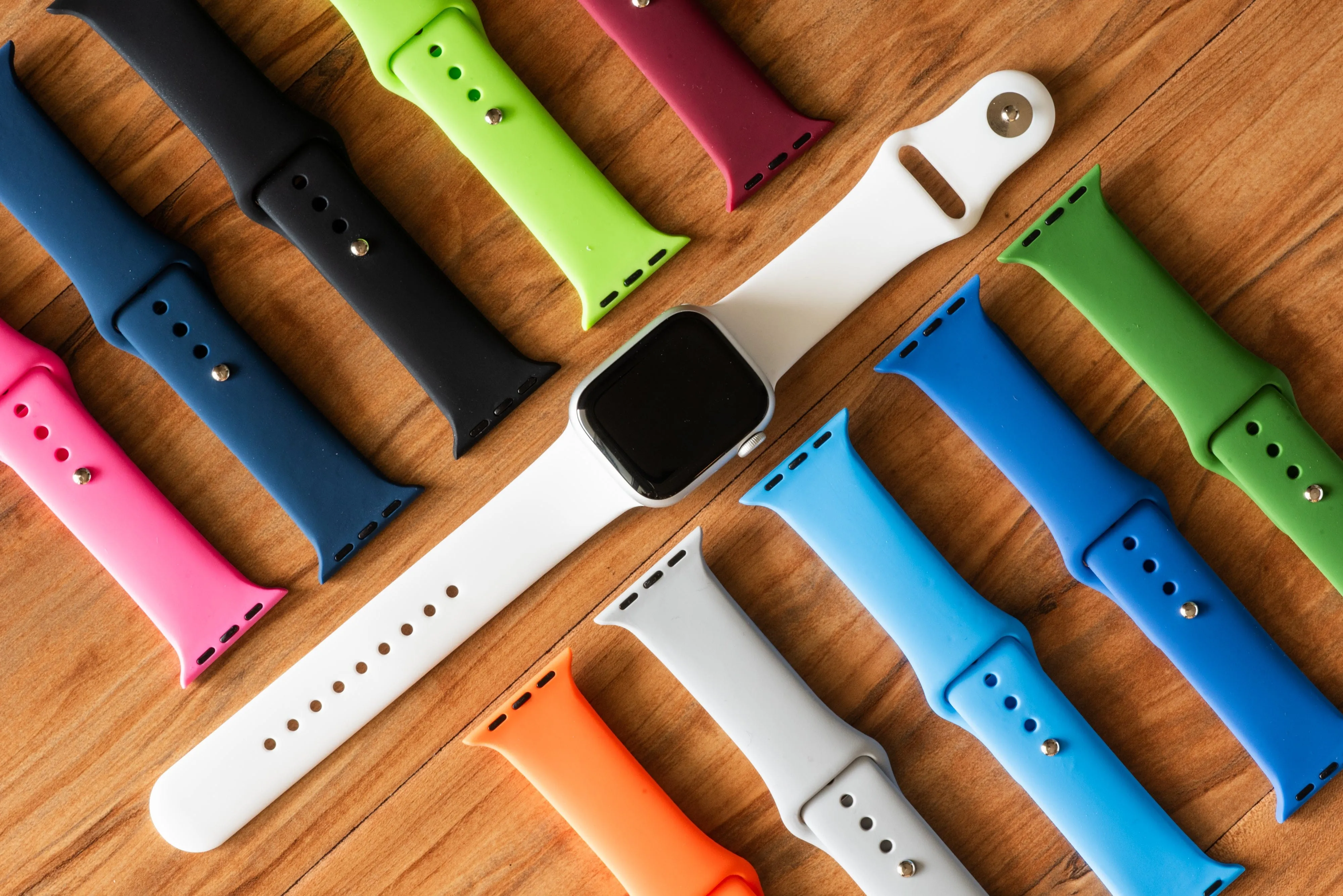 Apple Band Silicone Solid - Lime Green