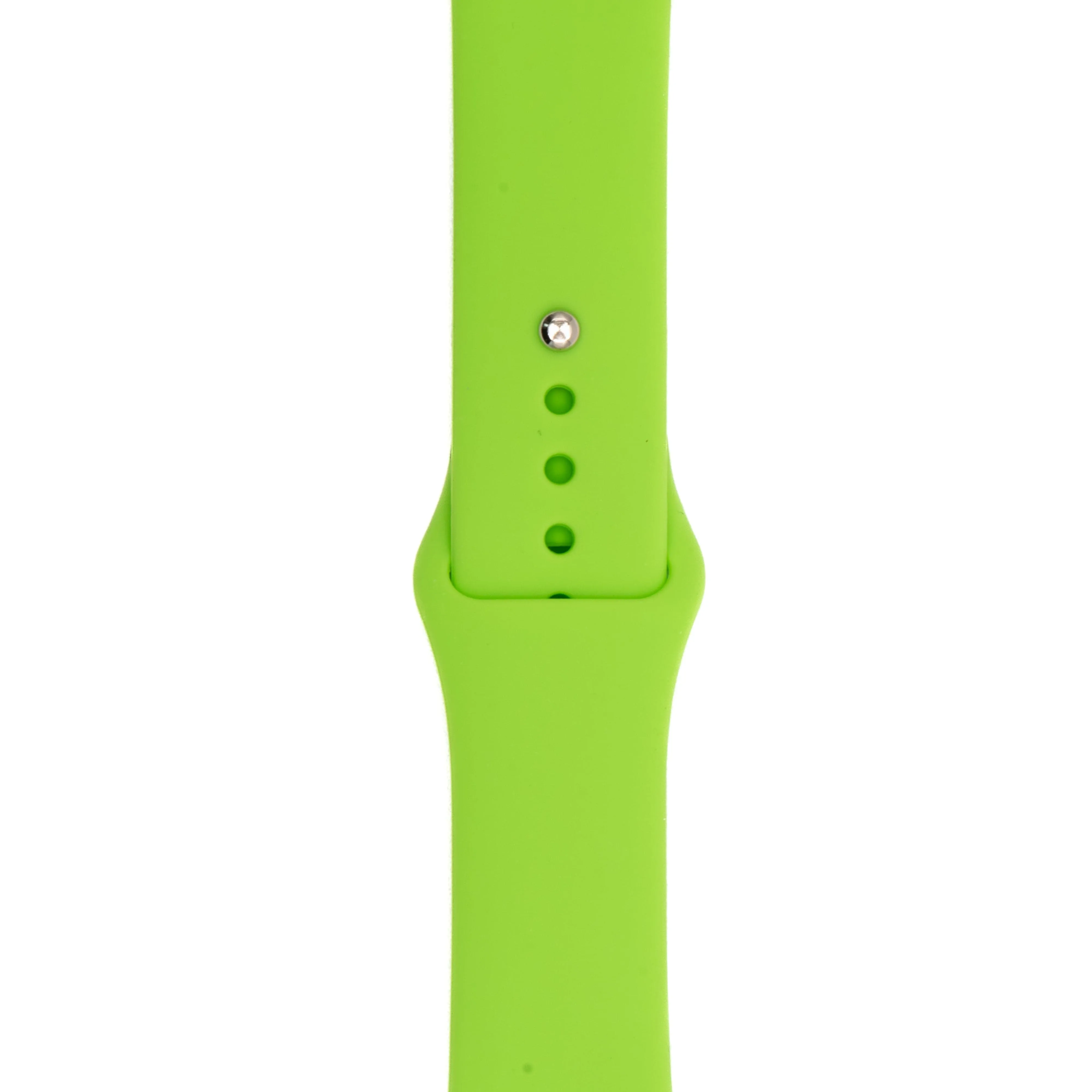 Apple Band Silicone Solid - Lime Green
