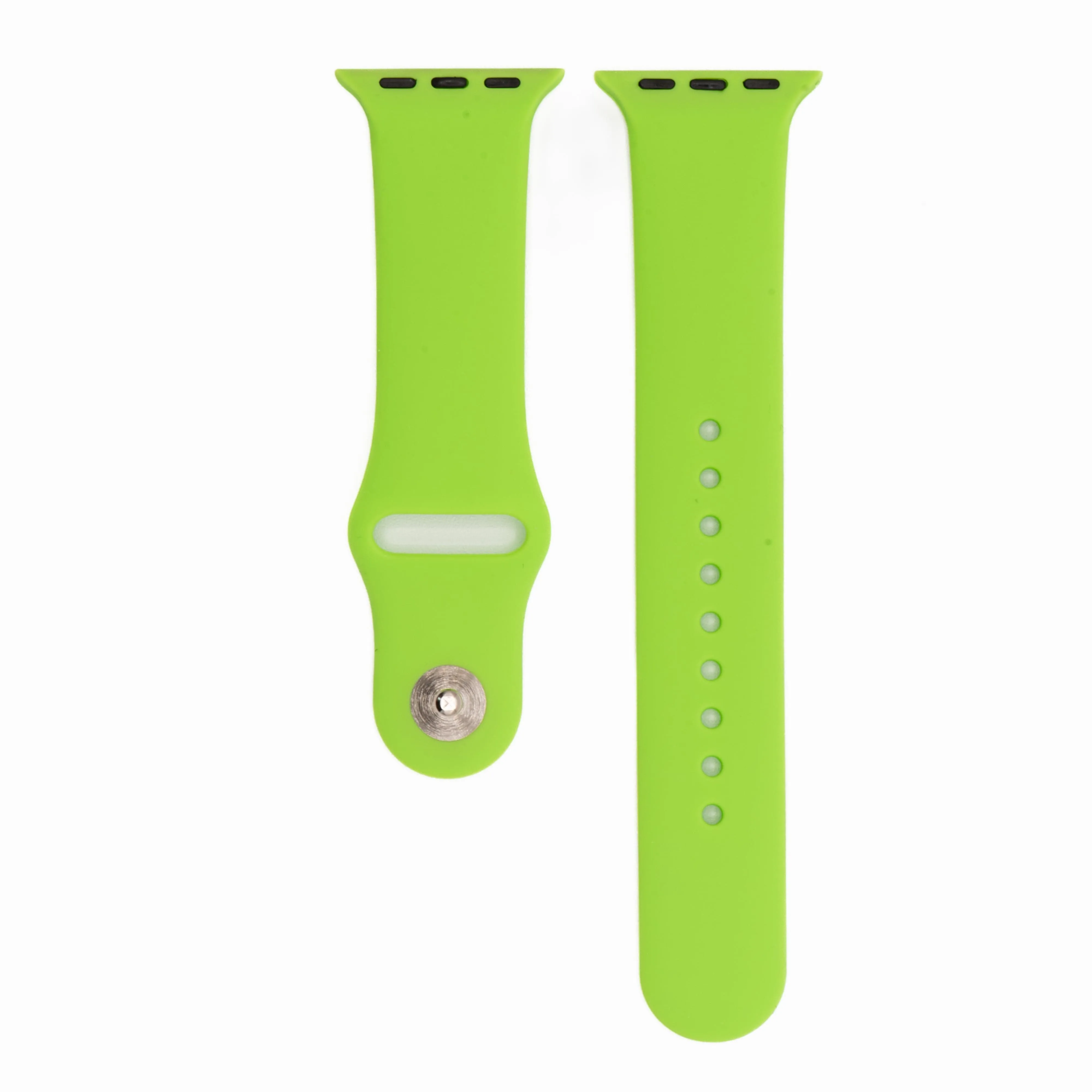 Apple Band Silicone Solid - Lime Green