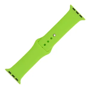 Apple Band Silicone Solid - Lime Green