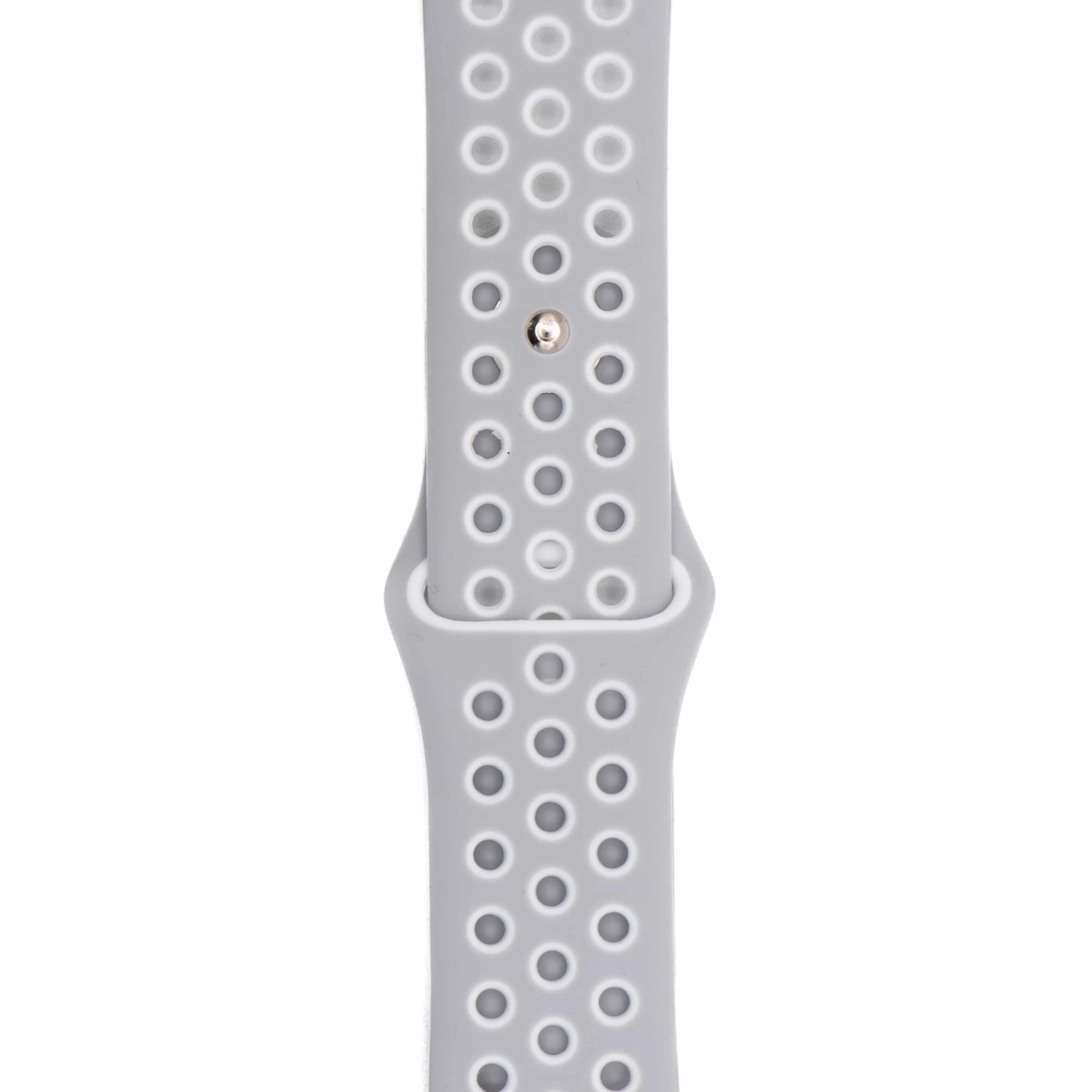 Apple Band Silicone Sport - Lunar Gray-White