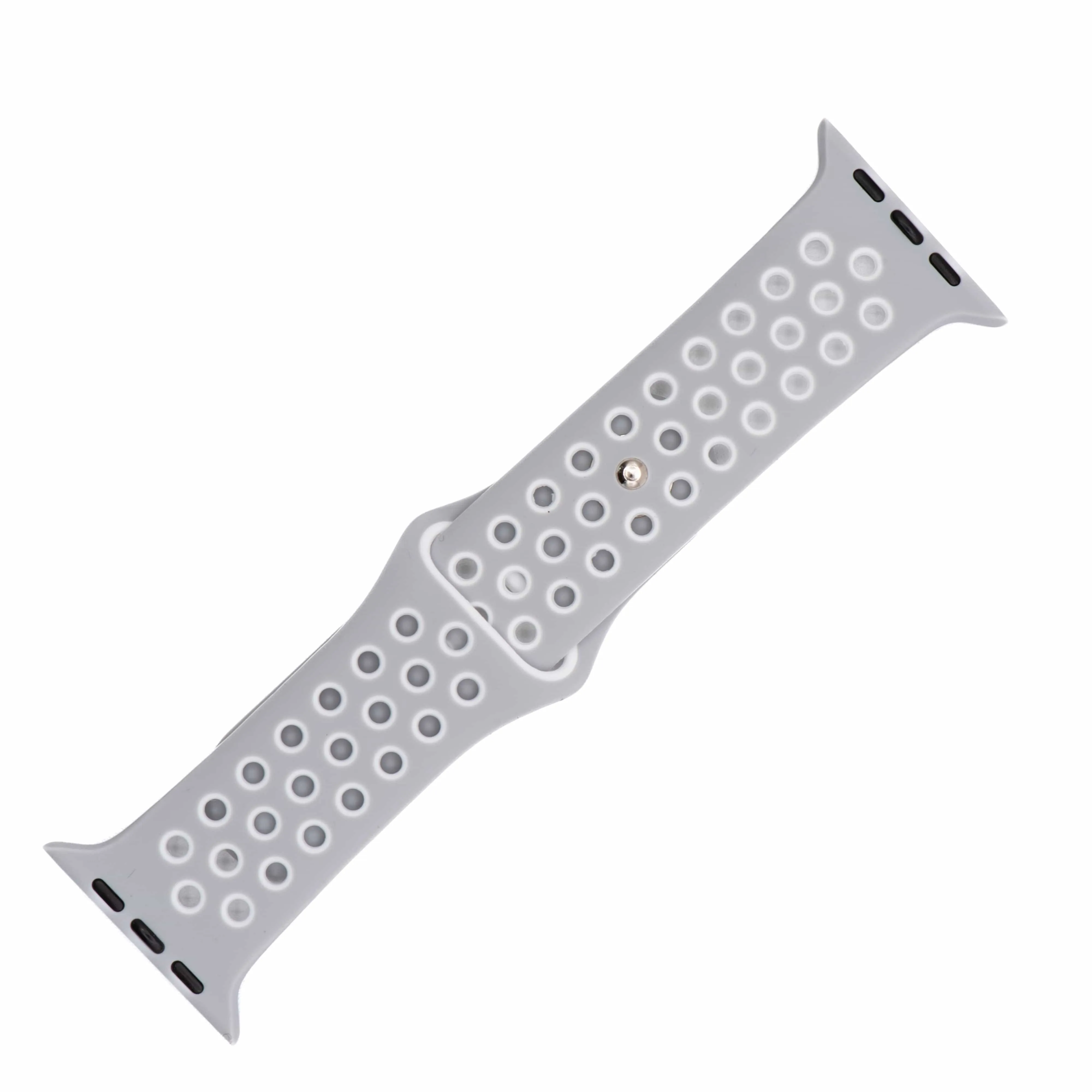 Apple Band Silicone Sport - Lunar Gray-White