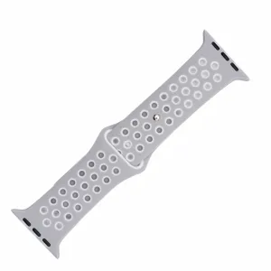 Apple Band Silicone Sport - Lunar Gray-White