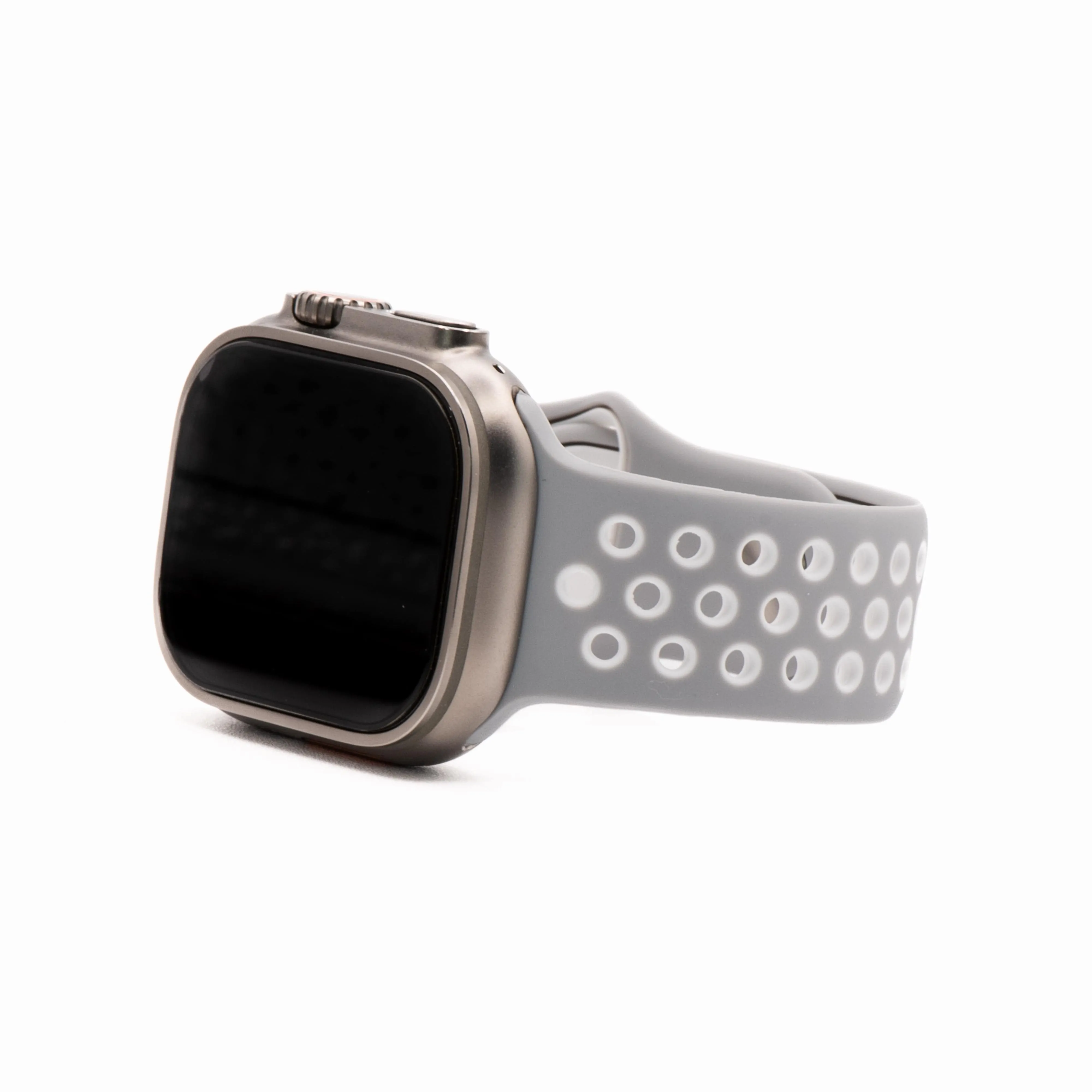 Apple Band Silicone Sport - Lunar Gray-White