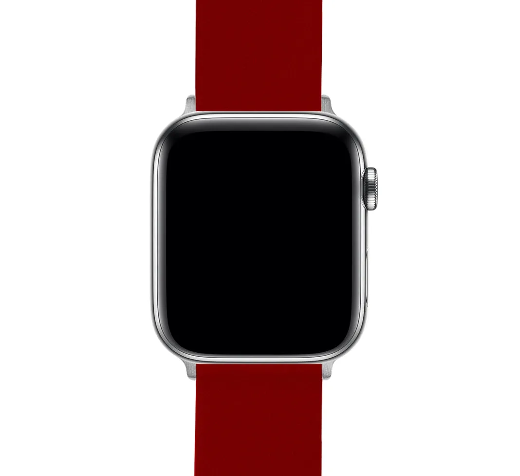 Apple Silicone Crimson Watch Band