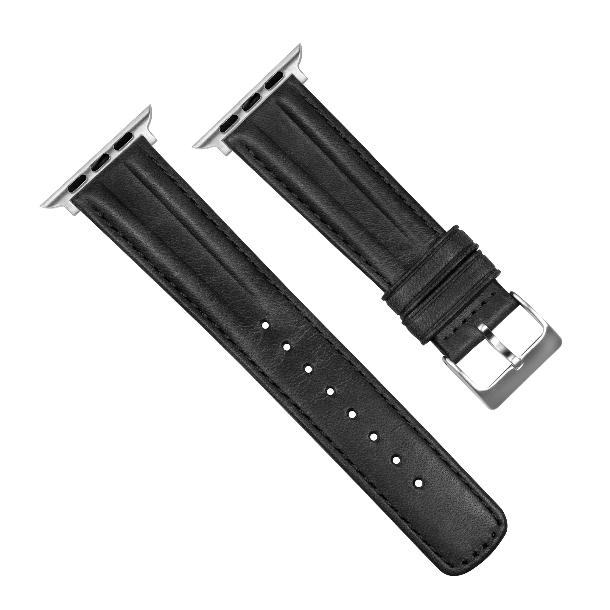 Apple Watch Black Classic Horween  Leather Watch Band