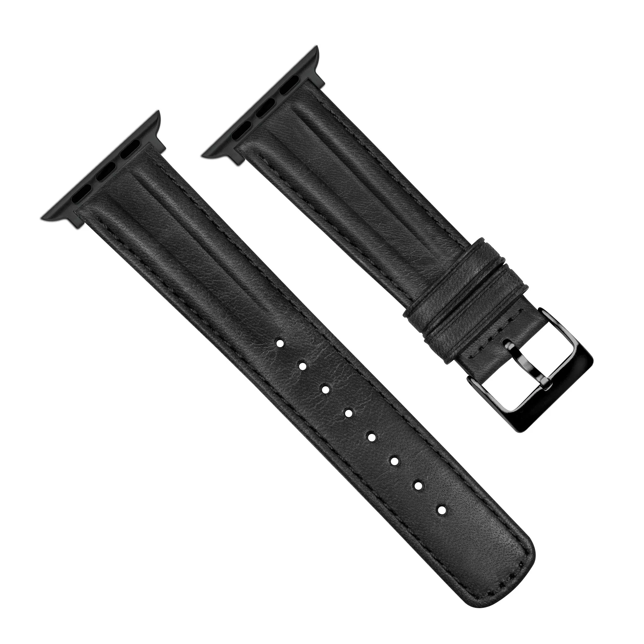 Apple Watch Black Classic Horween  Leather Watch Band