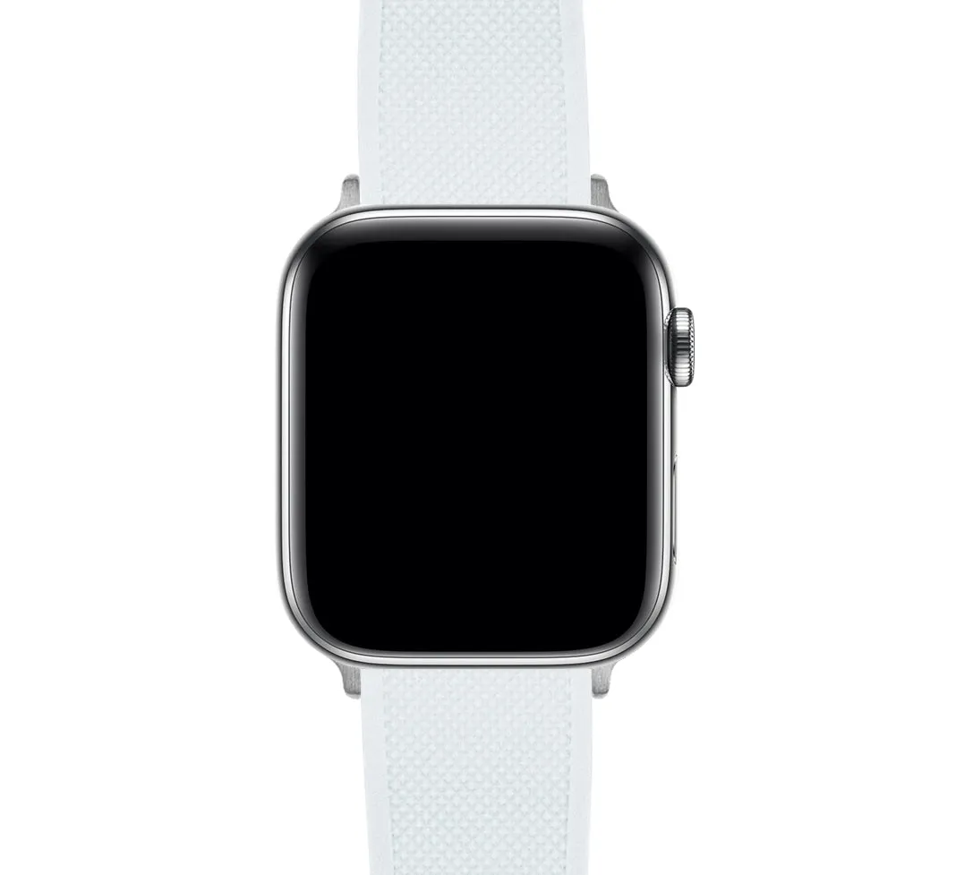 Apple Watch Elite Silicone White Top Black Bottom Watch Band