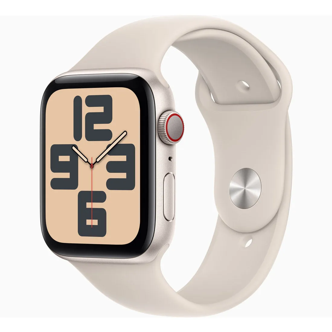 Apple Watch SE 2nd Gen 40mm Aluminium Case GPS   Cellular Sport Band - Starlight - AU Version