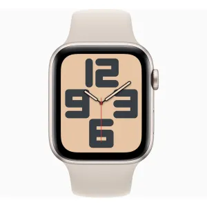 Apple Watch SE 2nd Gen 40mm Aluminium Case GPS   Cellular Sport Band - Starlight - AU Version