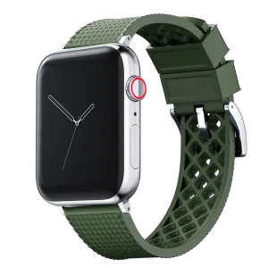 Apple Watch Tropical Style Army Green Watch Band